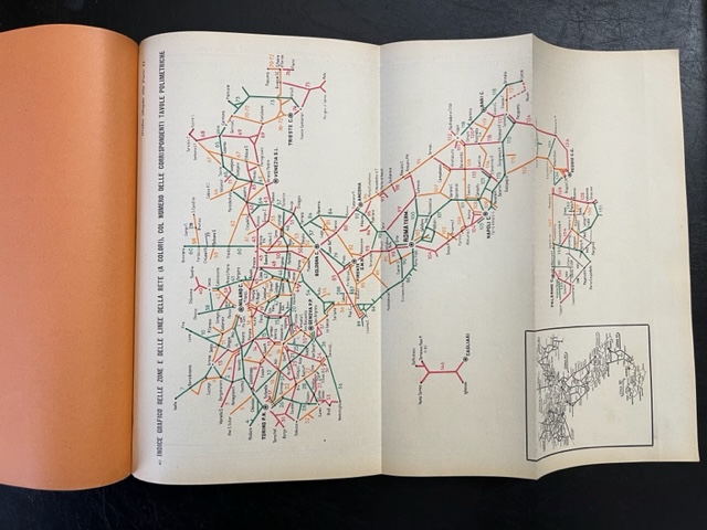 Prontuario generale delle distanze chilometriche fra le stazioni della rete ferroviaria dello Stato. Gennaio 1938